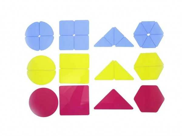 MASTERKIDZ Pusiau skaidrūs geometriniai formos