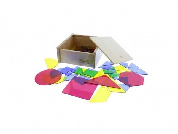 MASTERKIDZ Pusiau skaidrūs geometriniai formos