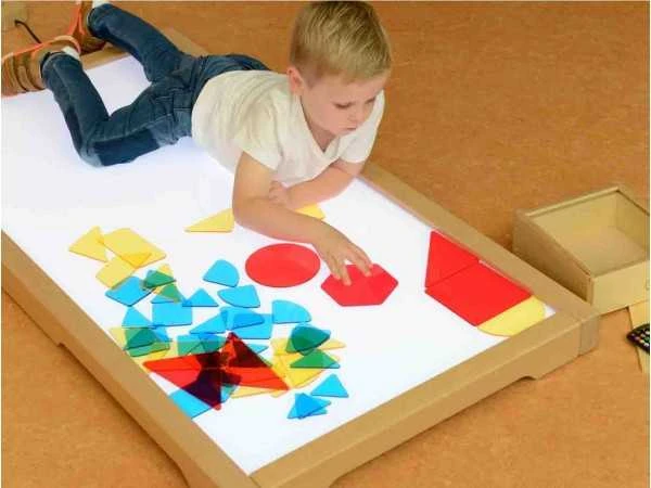 MASTERKIDZ Pusiau skaidrūs geometriniai formos