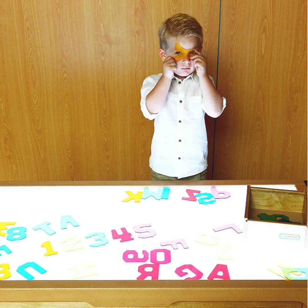 MASTERKIDZ permatomi skaičiai ir raidės, 38 vnt. Montessori