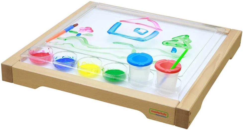 MASTERKIDZ sensorinis rėmelis - LED panelė + permatomas tapybos padėklas