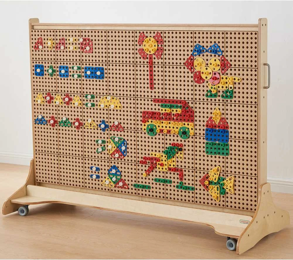 MASTERKIDZ Geometrinių Formų Rinkinys Kločiams STEM 260 vnt.