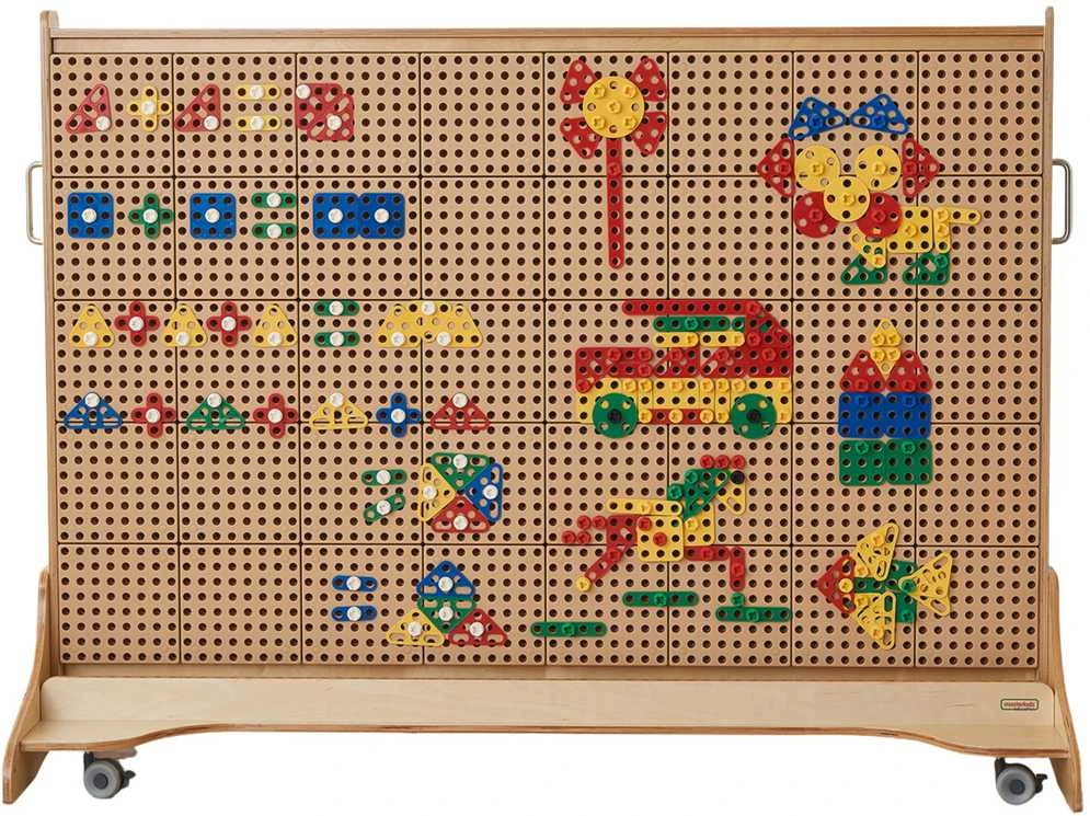 MASTERKIDZ Geometrinių Formų Rinkinys Kločiams STEM 260 vnt.