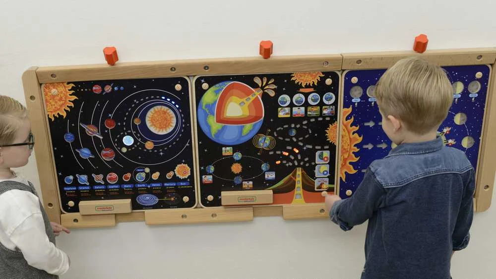 MASTERKIDZ saulės sistemos edukacinė lenta