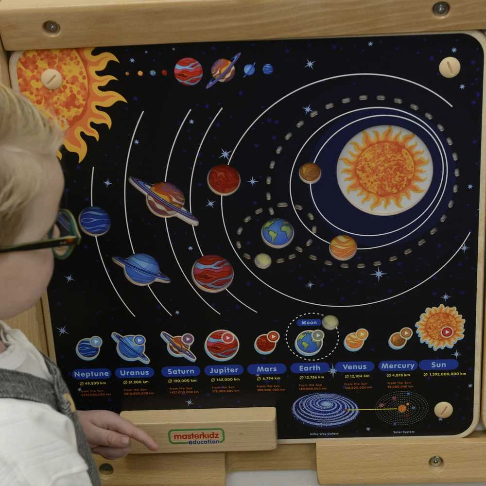 MASTERKIDZ saulės sistemos edukacinė lenta