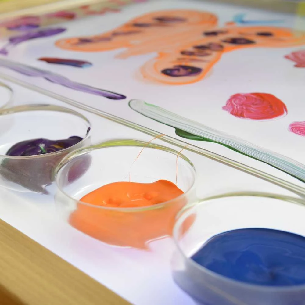 MASTERKIDZ sensorinis rėmelis - LED panelė + permatomas tapybos padėklas
