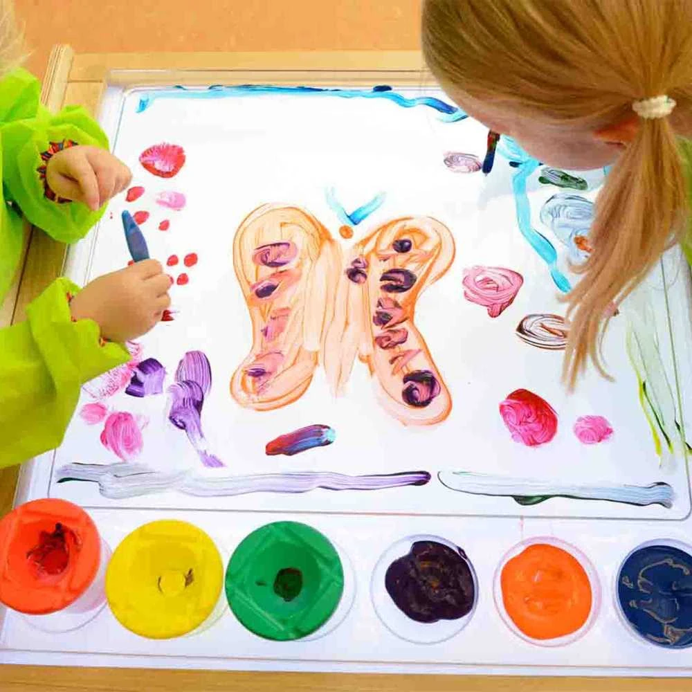 MASTERKIDZ sensorinis rėmelis - LED panelė + permatomas tapybos padėklas