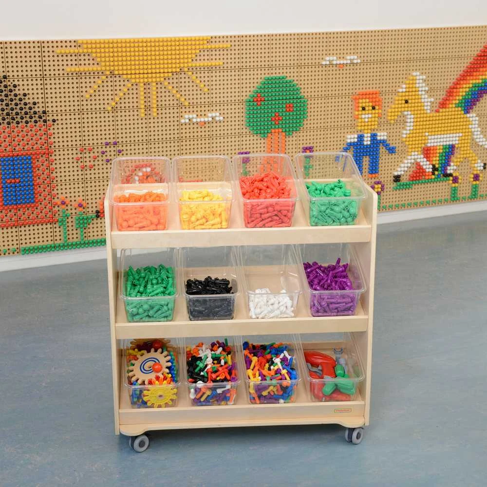 Mobilus vežimėlis–lentyna su ratukais MASTERKIDZ