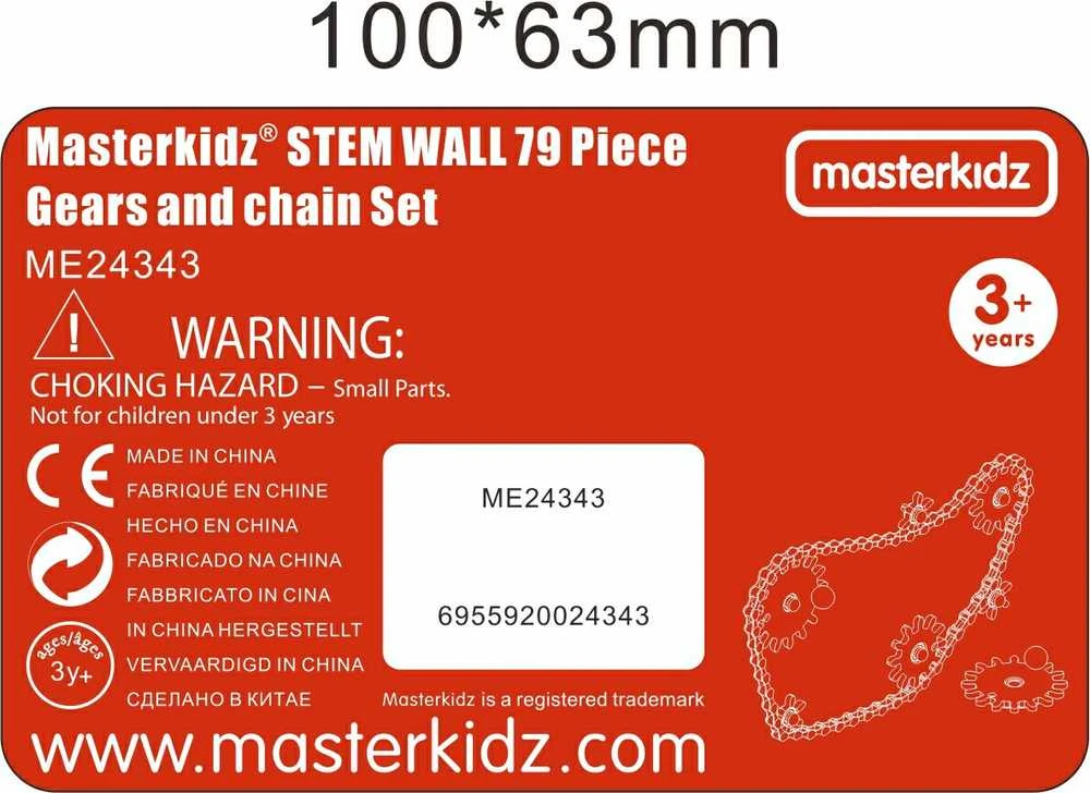MASTERKIDZ Sieninė lentelė Sukurk savo mechanizmą