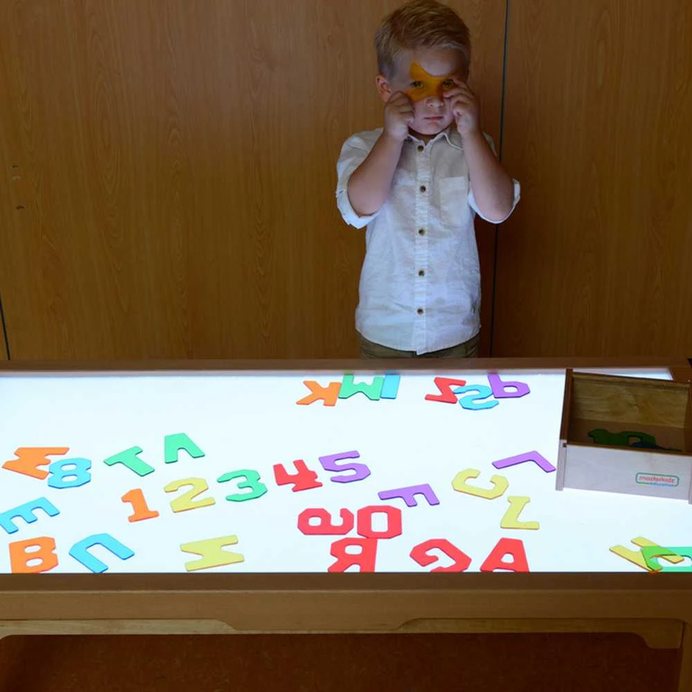 MASTERKIDZ permatomi skaičiai ir raidės, 38 vnt. Montessori
