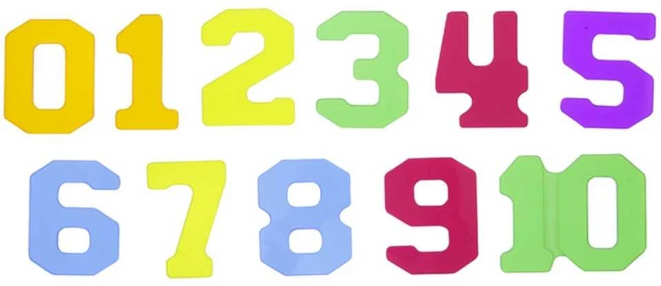 MASTERKIDZ permatomi skaičiai ir raidės, 38 vnt. Montessori