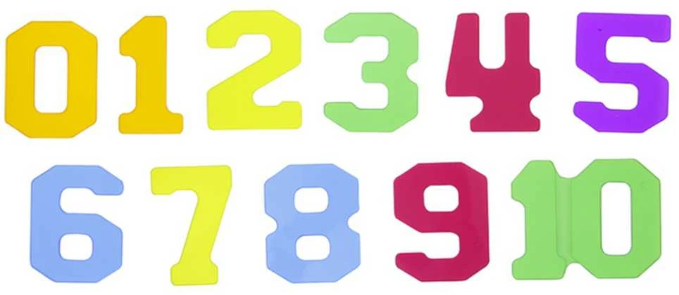 MASTERKIDZ permatomi skaičiai ir raidės, 38 vnt. Montessori