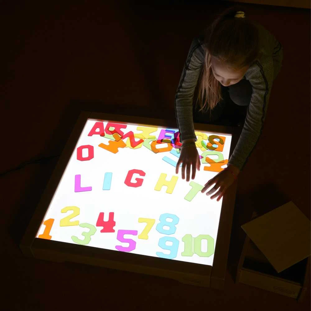 MASTERKIDZ permatomi skaičiai ir raidės, 38 vnt. Montessori