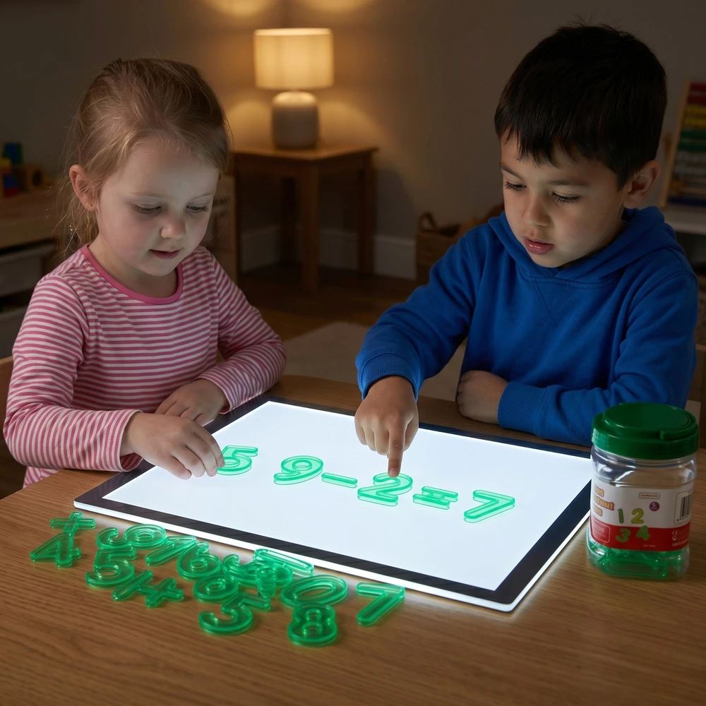 MASTERKIDZ skaidrūs skaičiai – matematika šviesos skydelyje