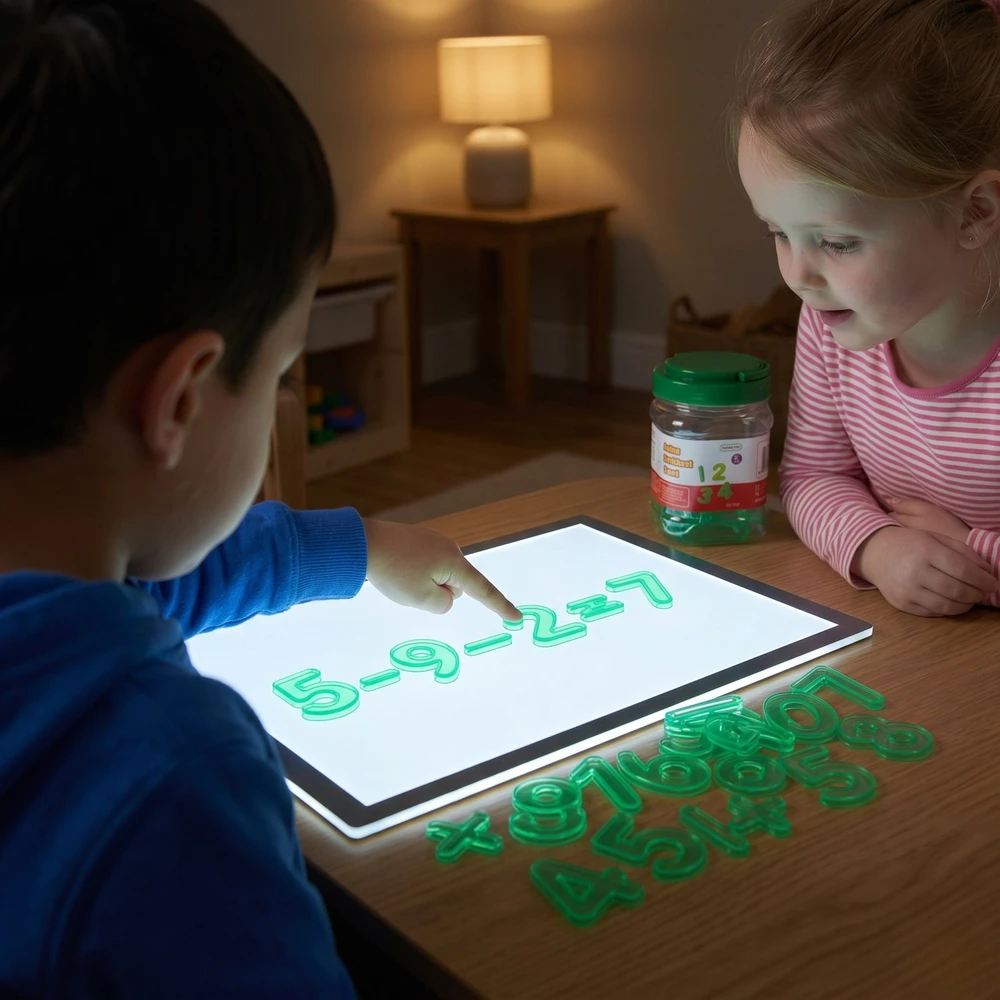 MASTERKIDZ skaidrūs skaičiai – matematika šviesos skydelyje