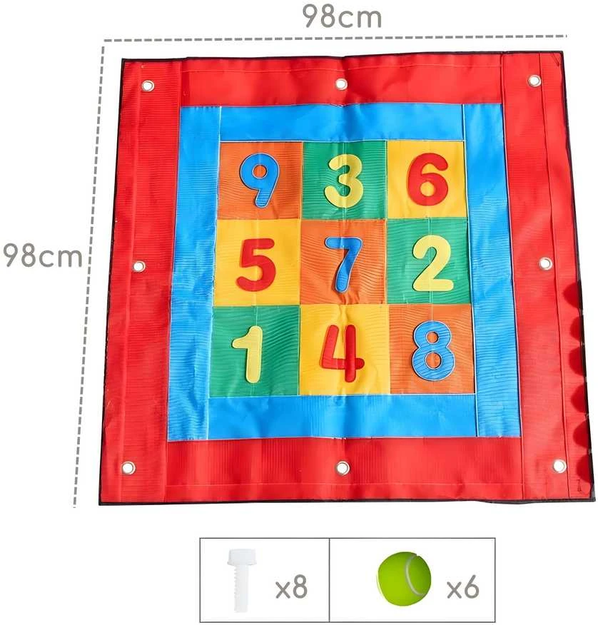 MASTERKIDZ spalvingas STEM skaičių ciferblatas