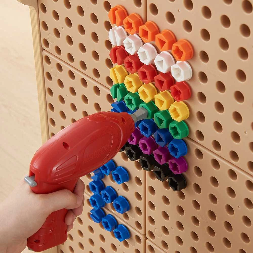 MASTERKIDZ Spalvingi varžtai STEM kūrybinei lentai