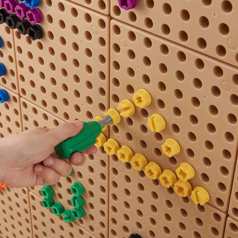 MASTERKIDZ Spalvingi varžtai STEM kūrybinei lentai