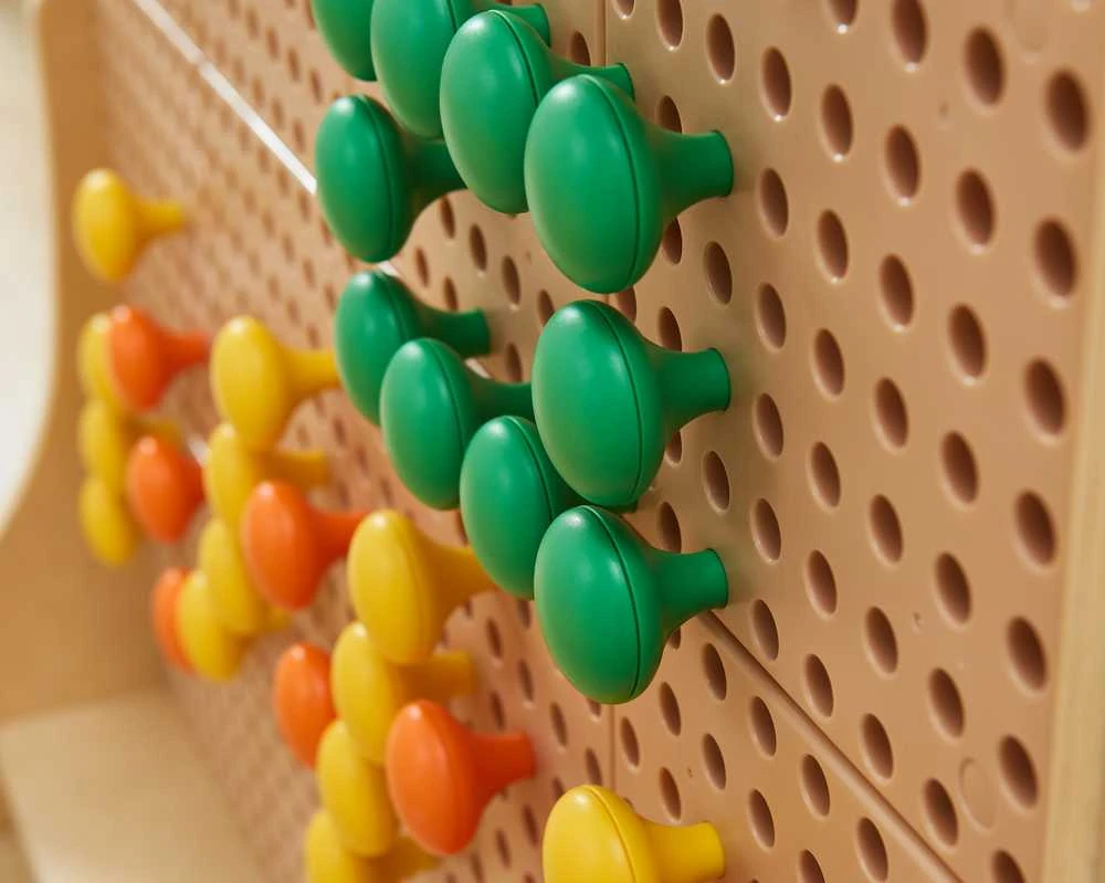 MASTERKIDZ spalvingi dideli kaiščiai STEM lentai, 64 vnt. - 8 spalvos