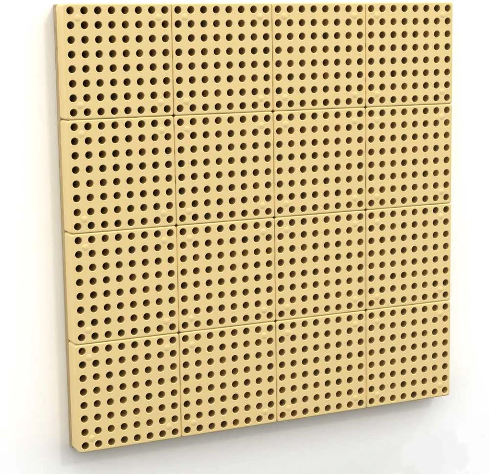 MASTERKIDZ sieninė STEM lentelė kūrybai ir pažinimui su tvirtinimo skydeliu 80 x 80 cm