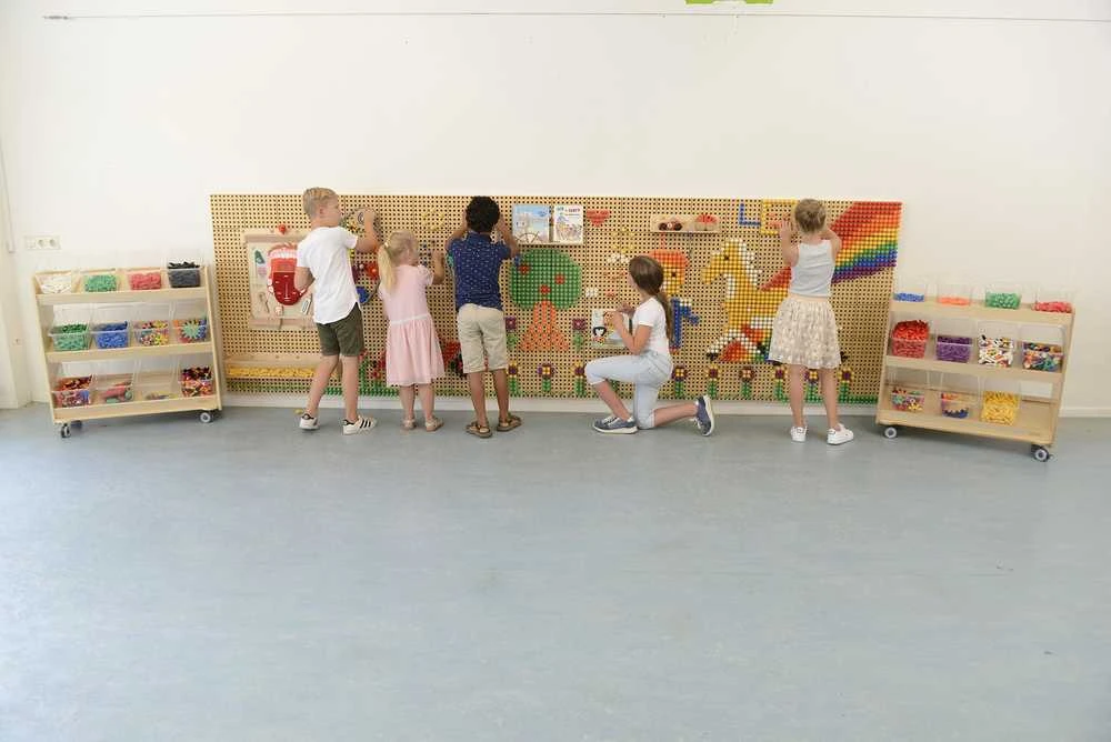 MASTERKIDZ STEM tvirtinimo plokštės 2 x 120 x 80 cm + XXL priedų rinkinys