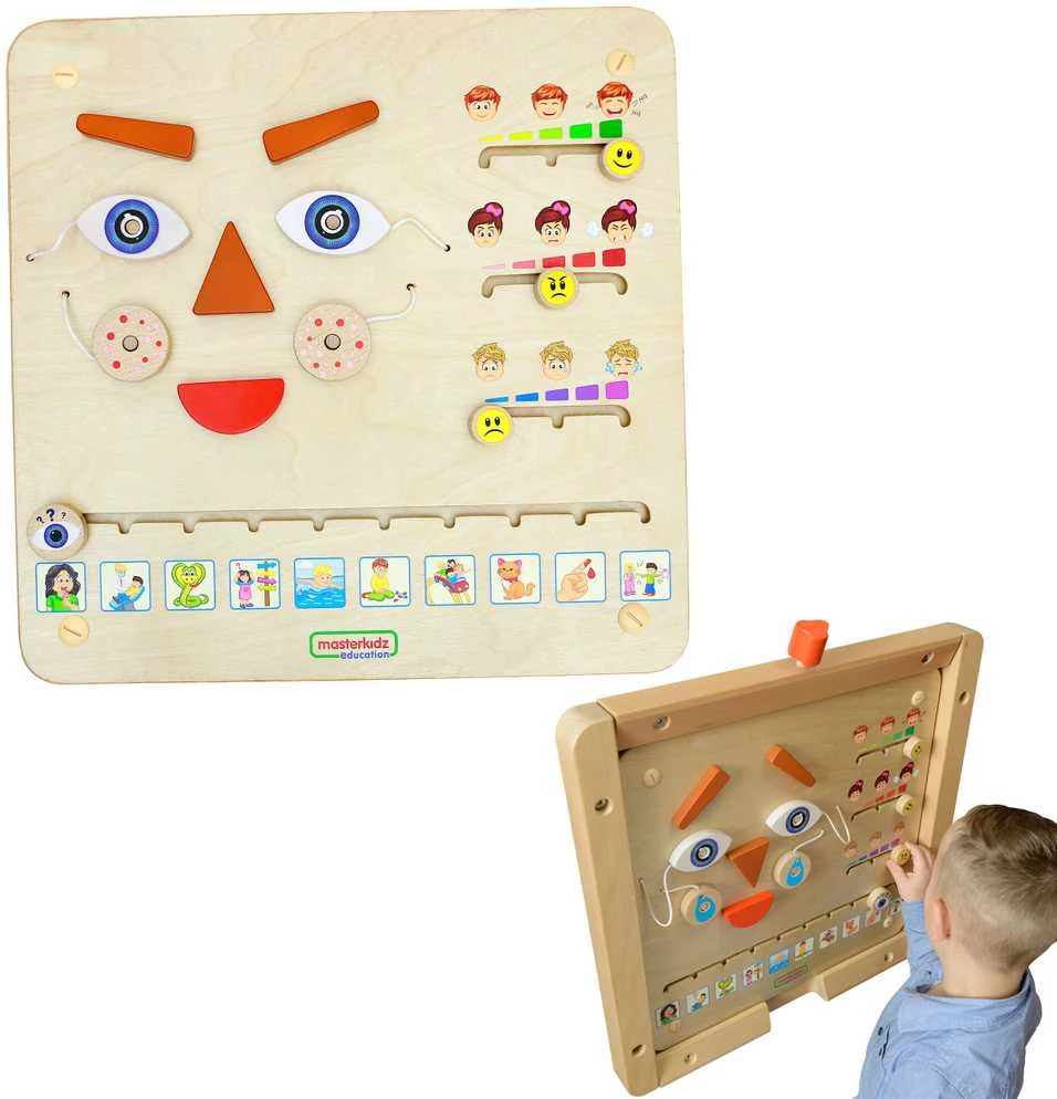 MASTERKIDZ Edukacinė Lenta Kaip Jūs Jaučiatės? Emocijų Mokymasis