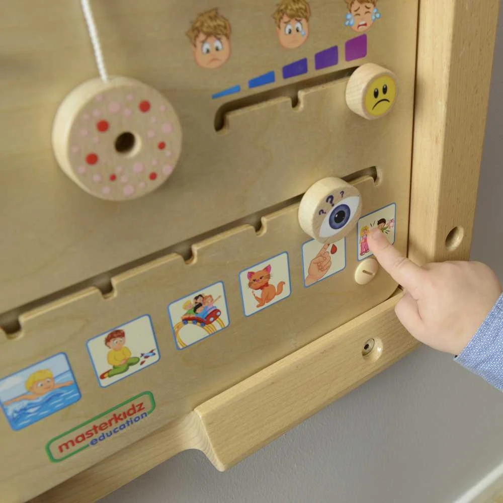 MASTERKIDZ Edukacinė Lenta Kaip Jūs Jaučiatės? Emocijų Mokymasis