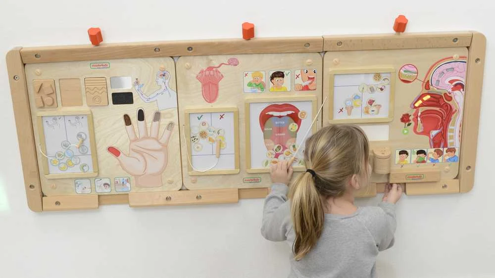 Edukacinė lenta Skonio pojūtis Montessori MASTERKIDZ