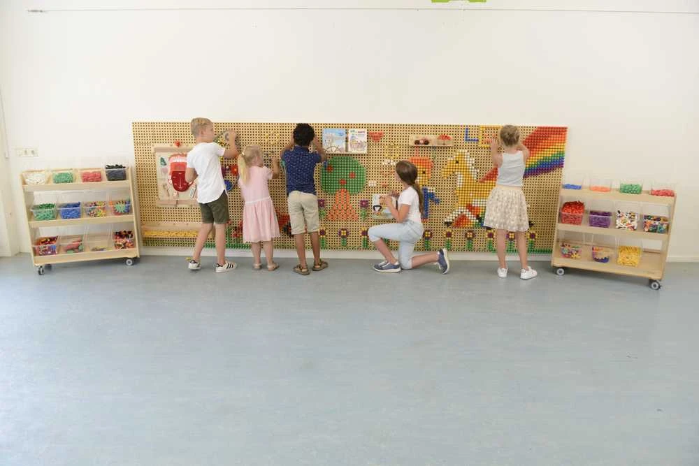 MASTERKIDZ kūrybinės STEM mokslo lentos, 2 vnt. rinkinys + tvirtinimo plokštė, 120x80cm