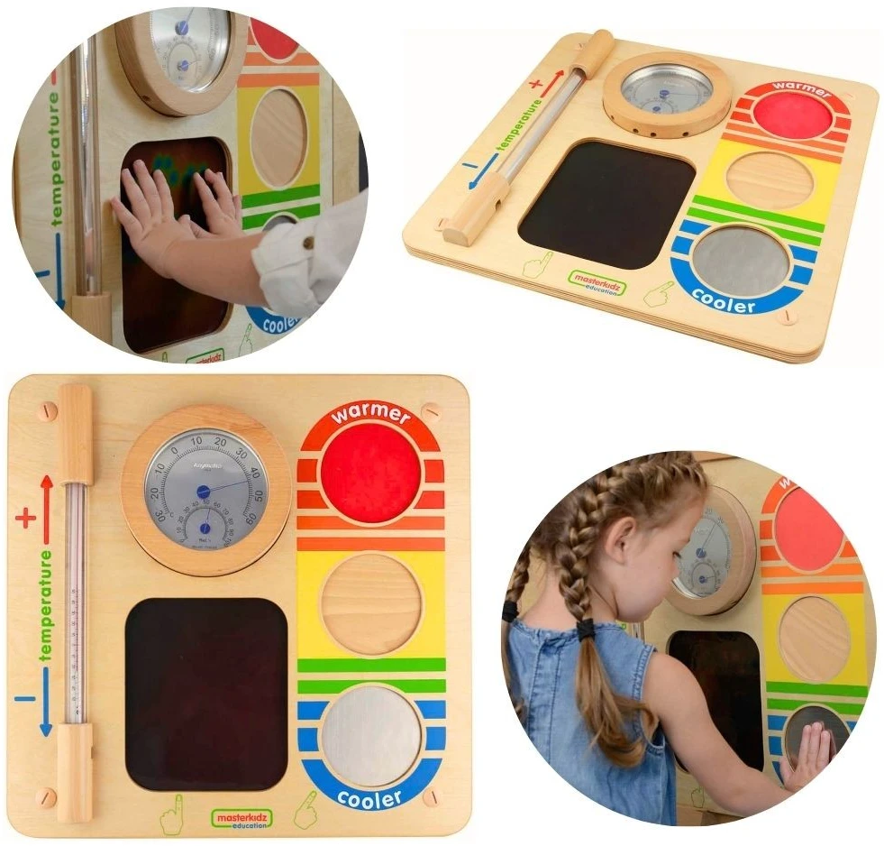 Sensorinė edukacinė sieninė lentelė Temperatūra MASTERKIDZ Flex