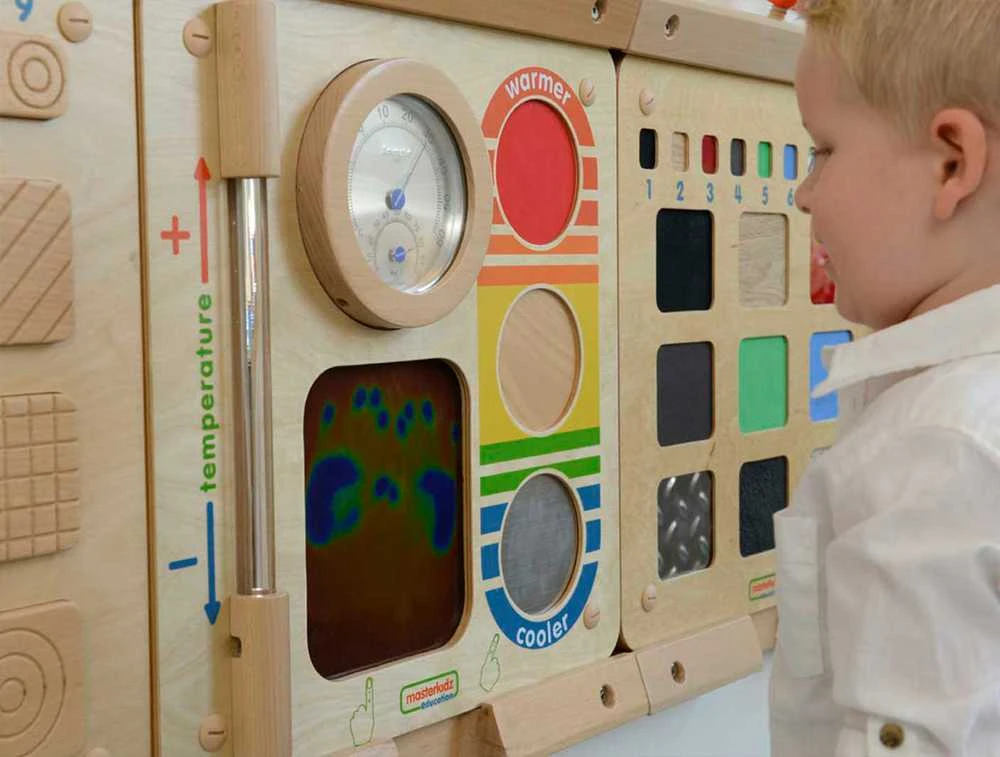 Sensorinė edukacinė sieninė lentelė Temperatūra MASTERKIDZ Flex