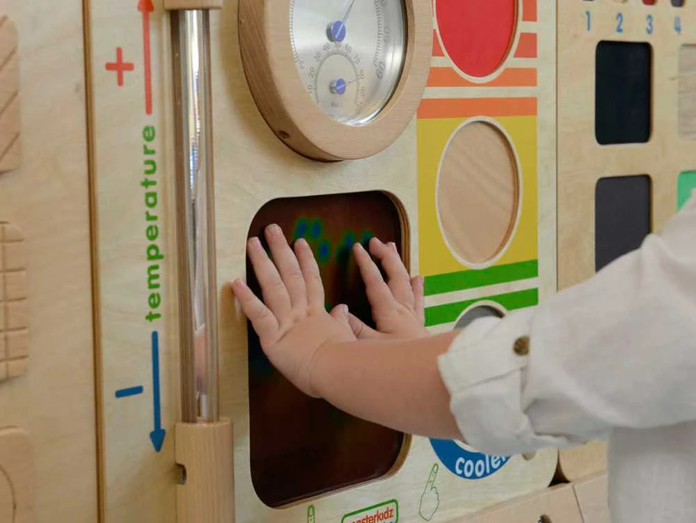 Sensorinė edukacinė sieninė lentelė Temperatūra MASTERKIDZ Flex