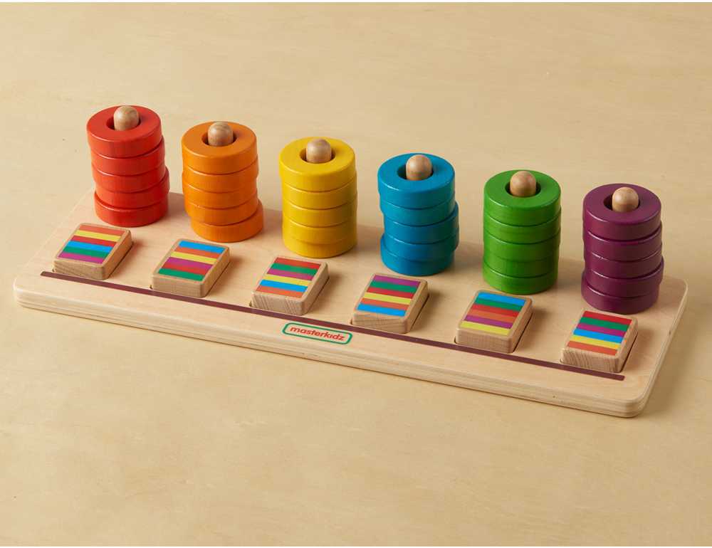 MASTERKIDZ galvosūkių mokymosi skaičiavimas ir spalvos Montessori rūšiuotojas