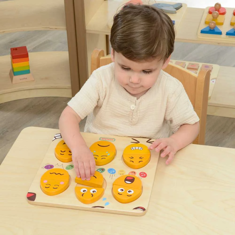 MASTERKIDZ Medžio lenta emocijoms mokytis - humoras