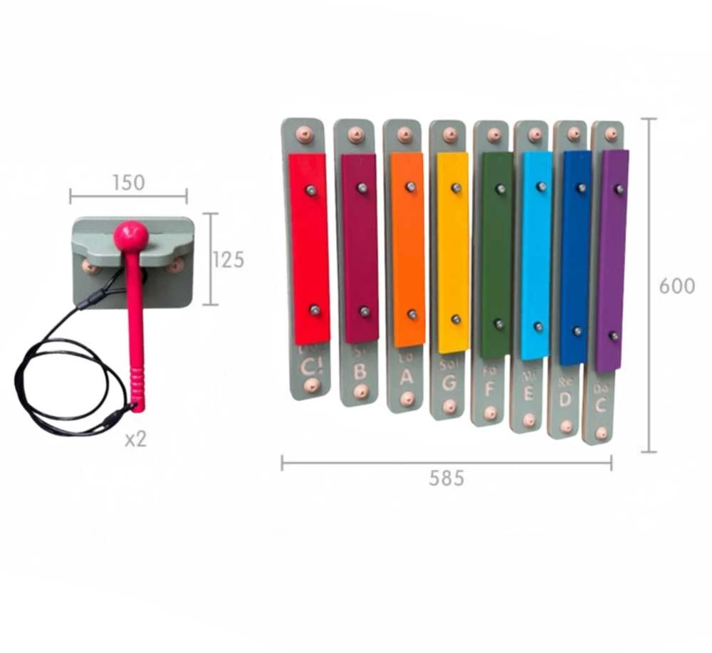 MASTERKIDZ sieniniai cimbolai, ksilofonas, muzikos instrumentai, STEM lentos priedai