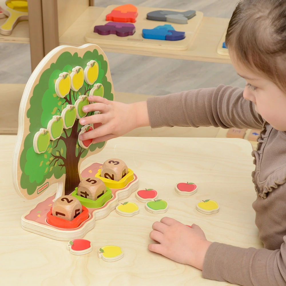 MASTERKIDZ medinė obelis Mokausi skaičiuoti