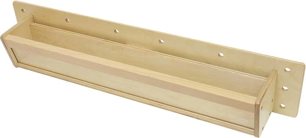 MASTERKIDZ medinis konteineris su permatoma sienele, 80 cm, skirtas STEM mokslo ir kūrybiškumo lentoms