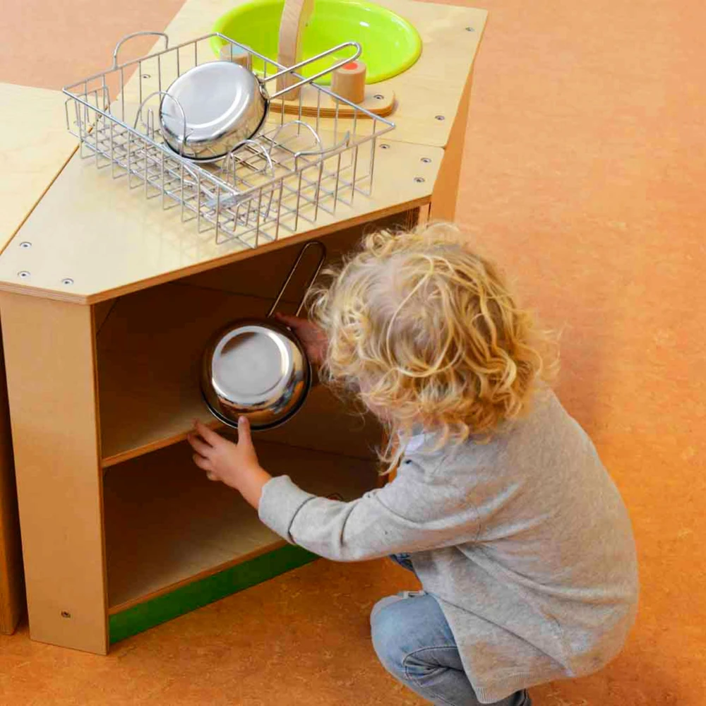 Masterkidz Medinė Nubrokuota Spinta - Didelė