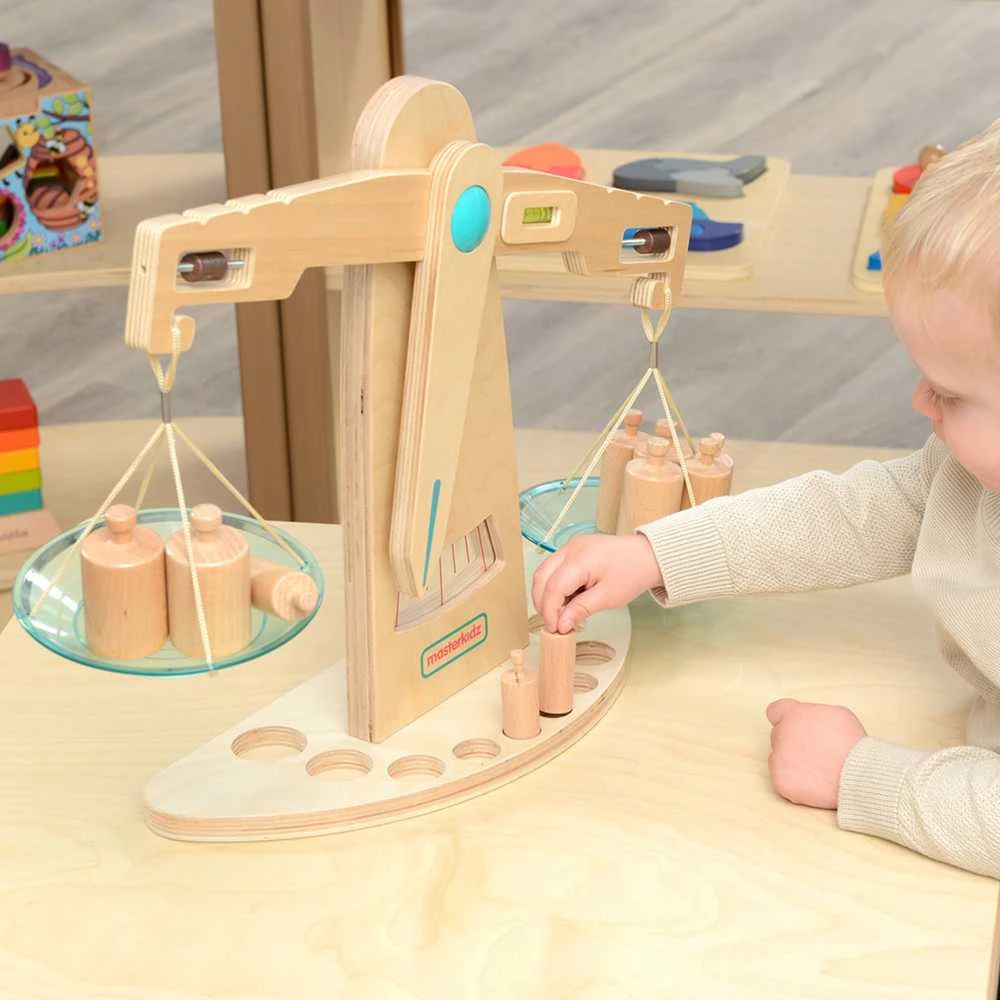 Medinės svarstyklės vaikams MASTERKIDZ