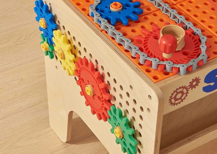 MASTERKIDZ medinės dirbtuvės XXL Montessori STEM su įrankiais