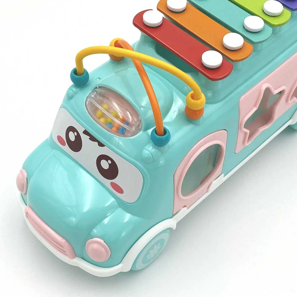 Woopie Baby Woopie Muzikinis Automobilis Su Sorteriu Ir Xylophone Rožinis