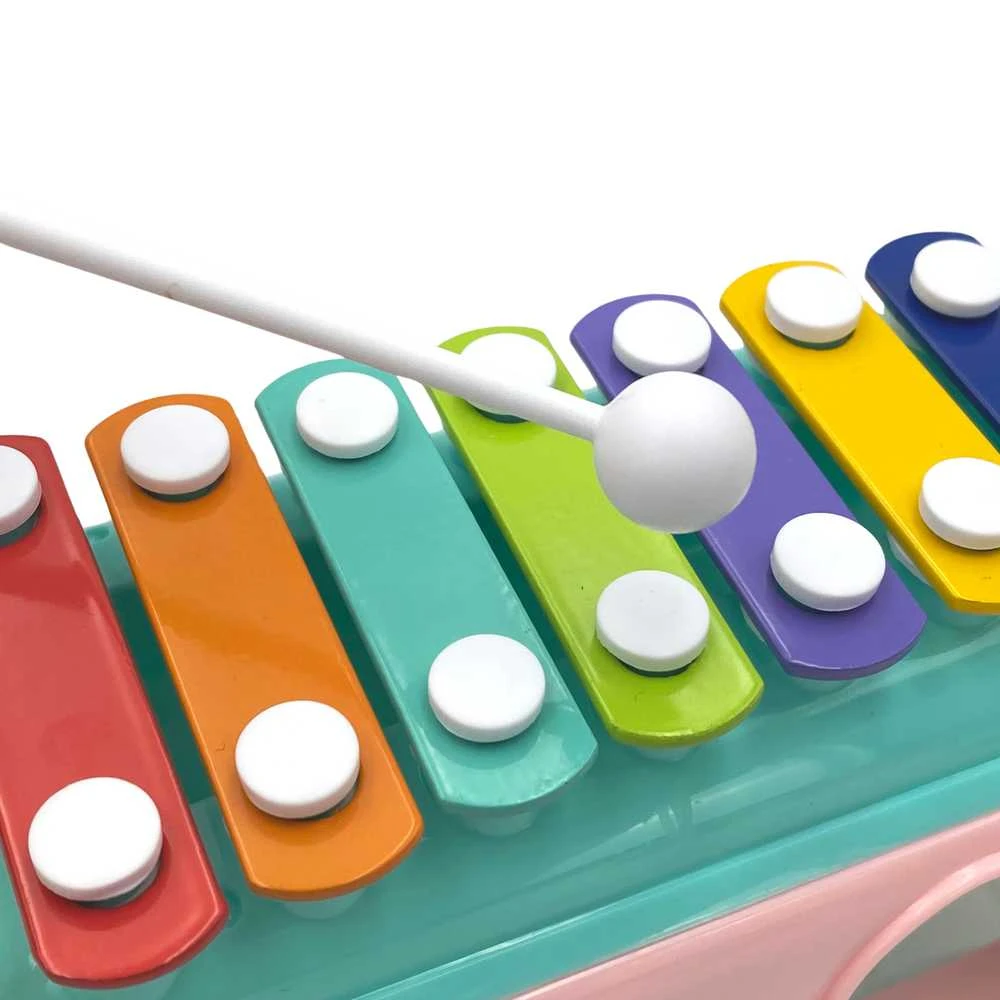 Woopie Baby Woopie Muzikinis Automobilis Su Sorteriu Ir Xylophone Rožinis