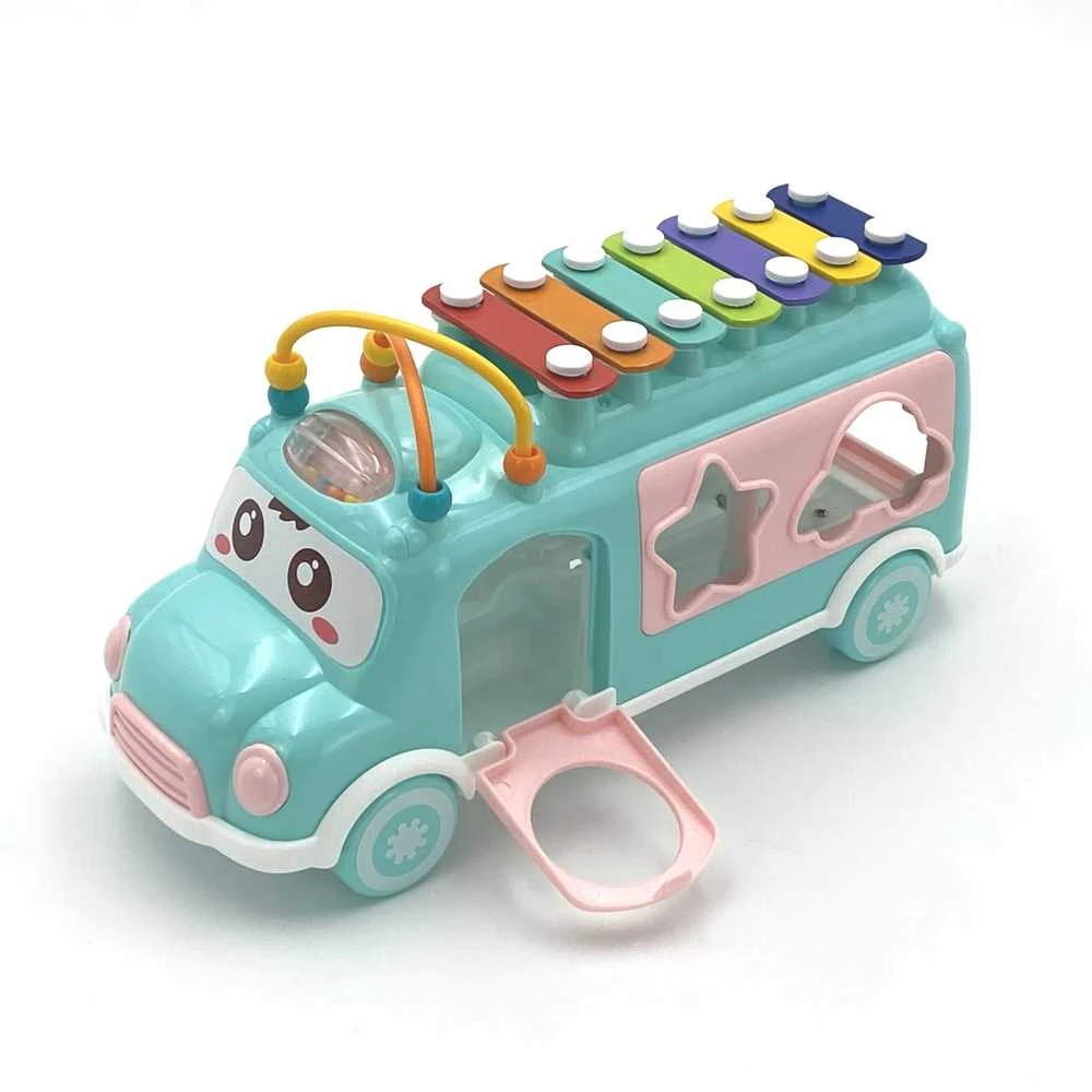 Woopie Baby Woopie Muzikinis Automobilis Su Sorteriu Ir Xylophone Rožinis