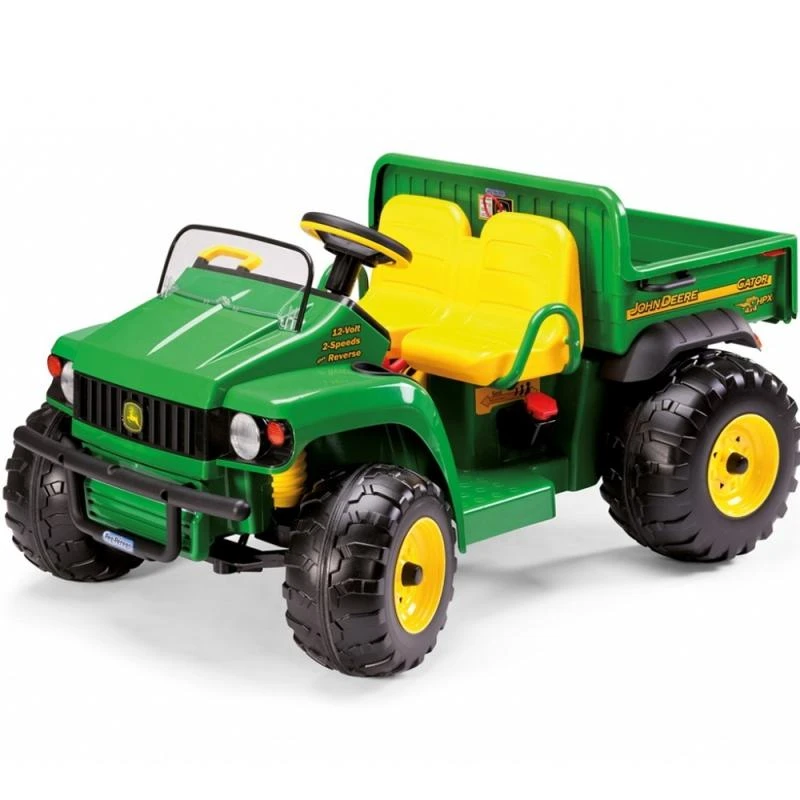 Peg Perego John Deere Double visureigis, maitinamas 12V Gator HPX akumuliatoriumi