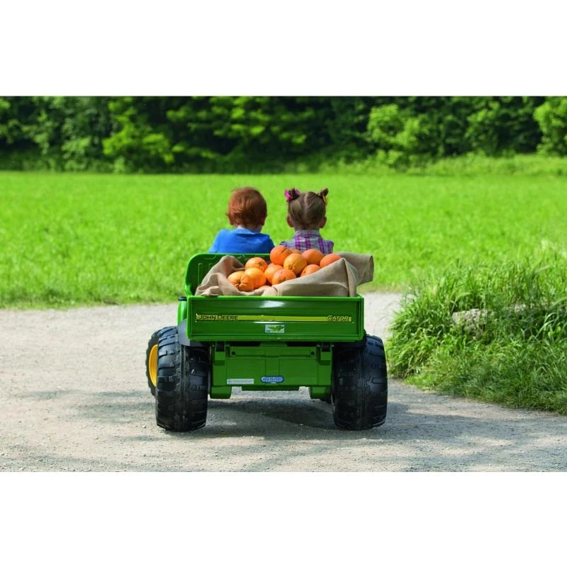 Peg Perego John Deere Double visureigis, maitinamas 12V Gator HPX akumuliatoriumi