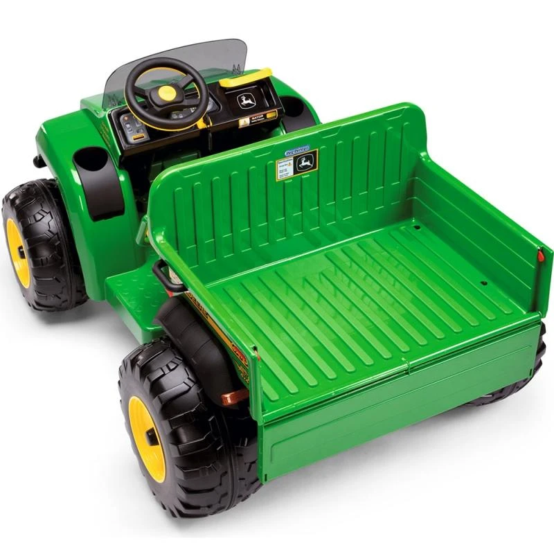 Peg Perego John Deere Double visureigis, maitinamas 12V Gator HPX akumuliatoriumi