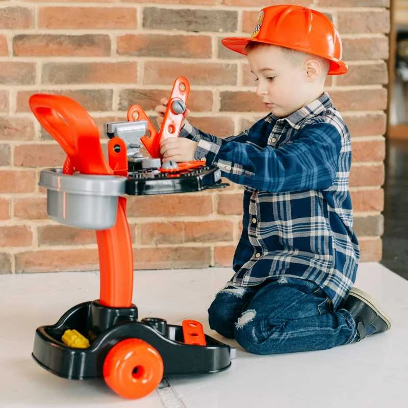 Mechaniko rinkinys su vėžimėliu ir priedais Polesie