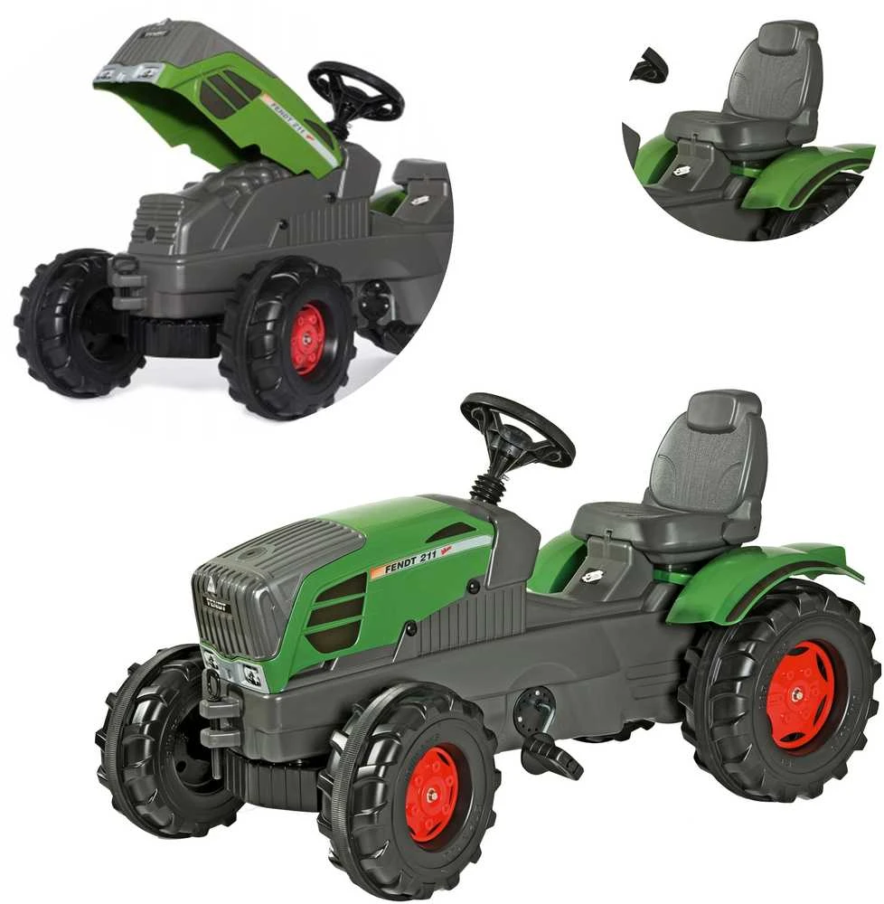 Rolly Toys Fendt 211 didelis pedalinis traktoriukas rollyFarmTrac