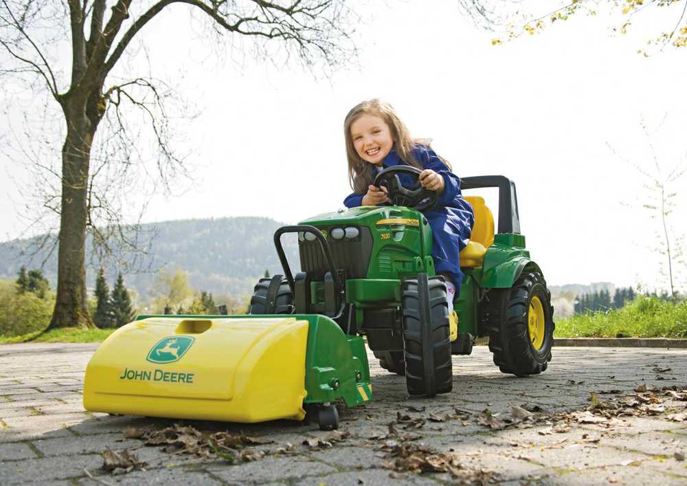 Rolly Toys John Deere traktoriaus šluota