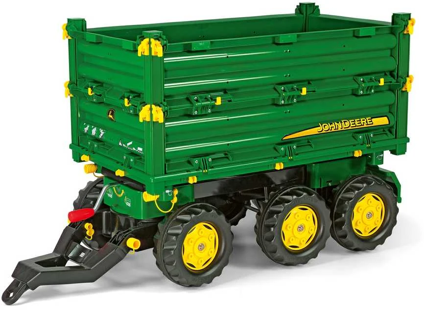 Rolly Toys rollyMulti Trailer „John Deere“ trijų ašių priekaba savivartė